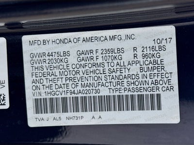 2018 Honda Accord Touring