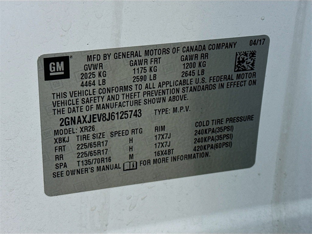 2018 Chevrolet Equinox LT