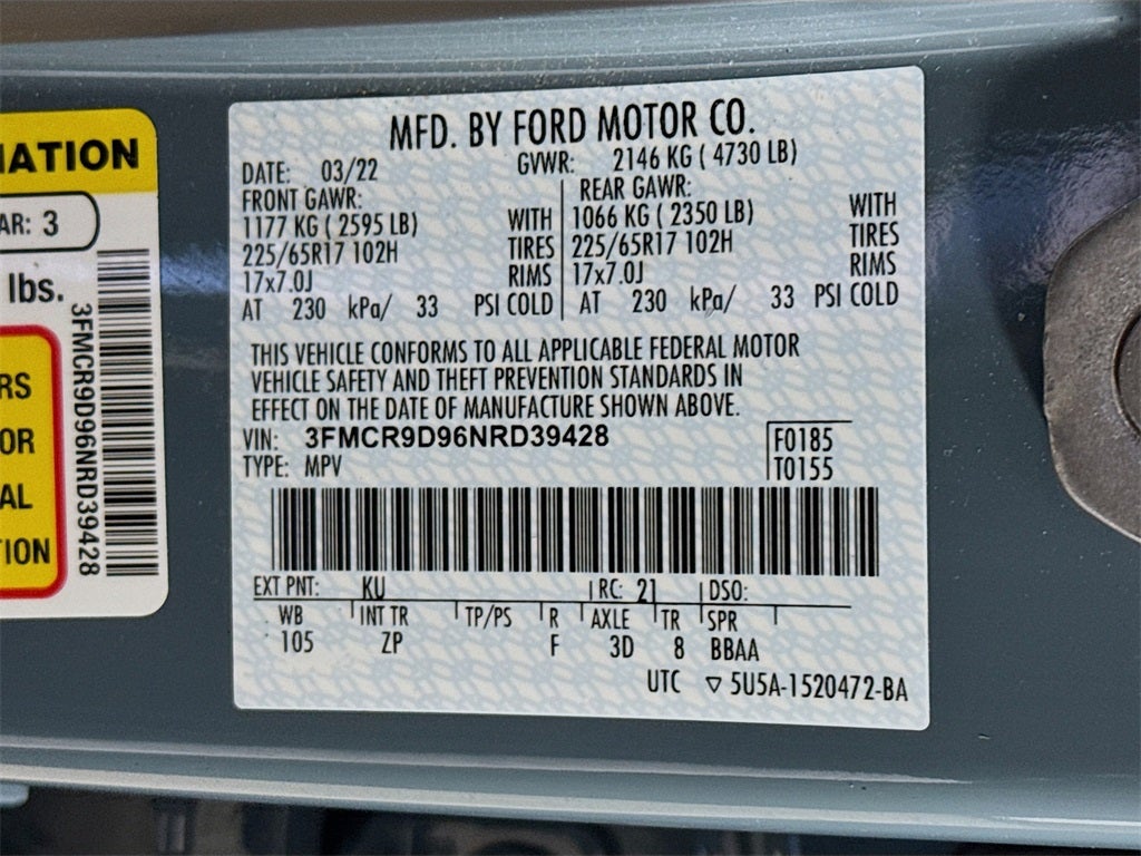 2022 Ford Bronco Sport Badlands