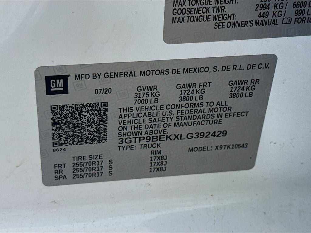 2020 GMC Sierra 1500 SLE Lift Lab Level 1