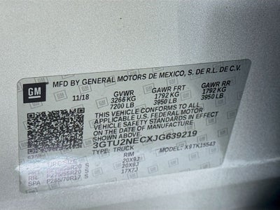 2018 GMC Sierra 1500 SLT