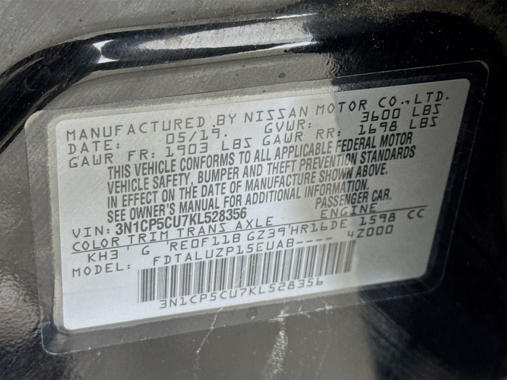 2019 Nissan Kicks SR