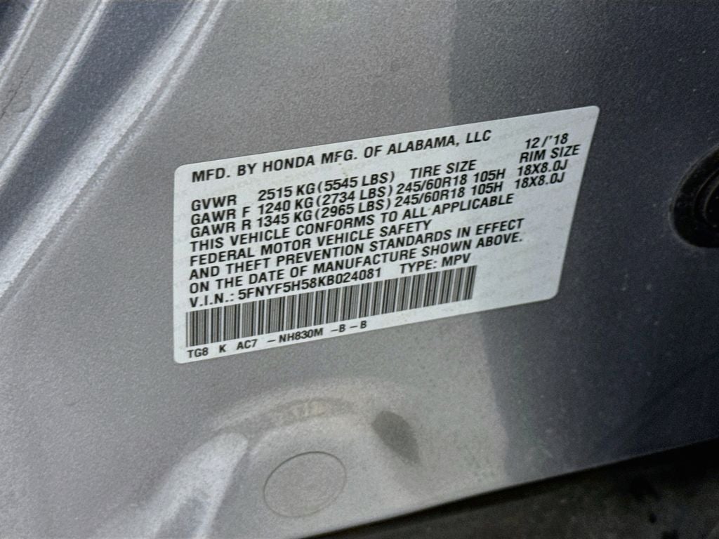 2019 Honda Pilot EX-L