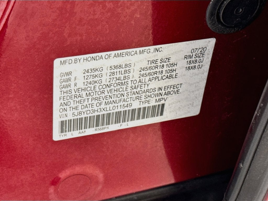2020 Acura MDX 3.5L