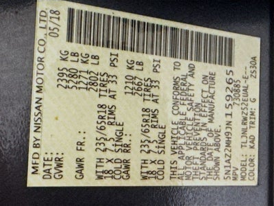 2018 Nissan Murano SL