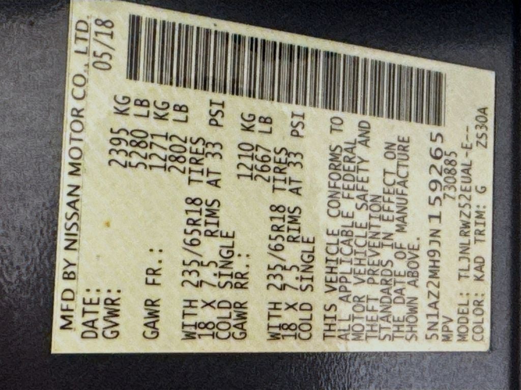 2018 Nissan Murano SL