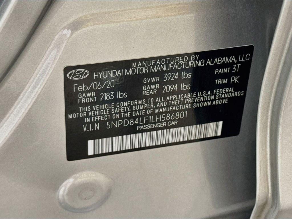 2020 Hyundai Elantra SEL