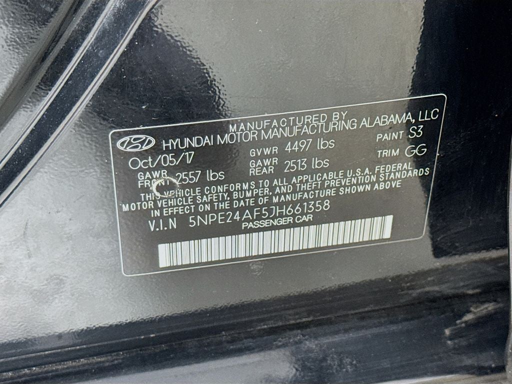 2018 Hyundai Sonata SE