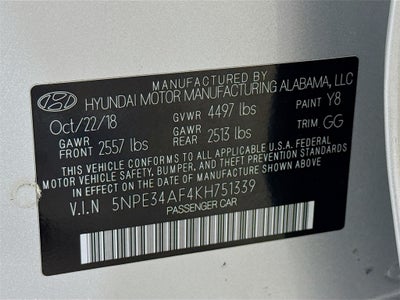 2019 Hyundai Sonata SEL