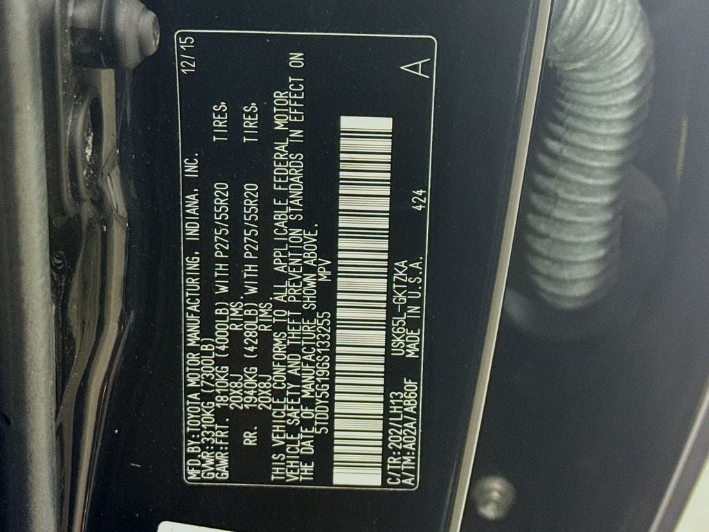 2016 Toyota Sequoia Platinum
