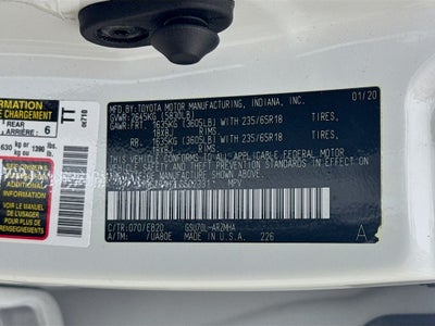 2020 Toyota Highlander XLE
