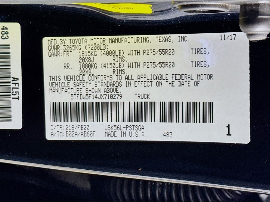 2018 Toyota Tundra SR5 CrewMax