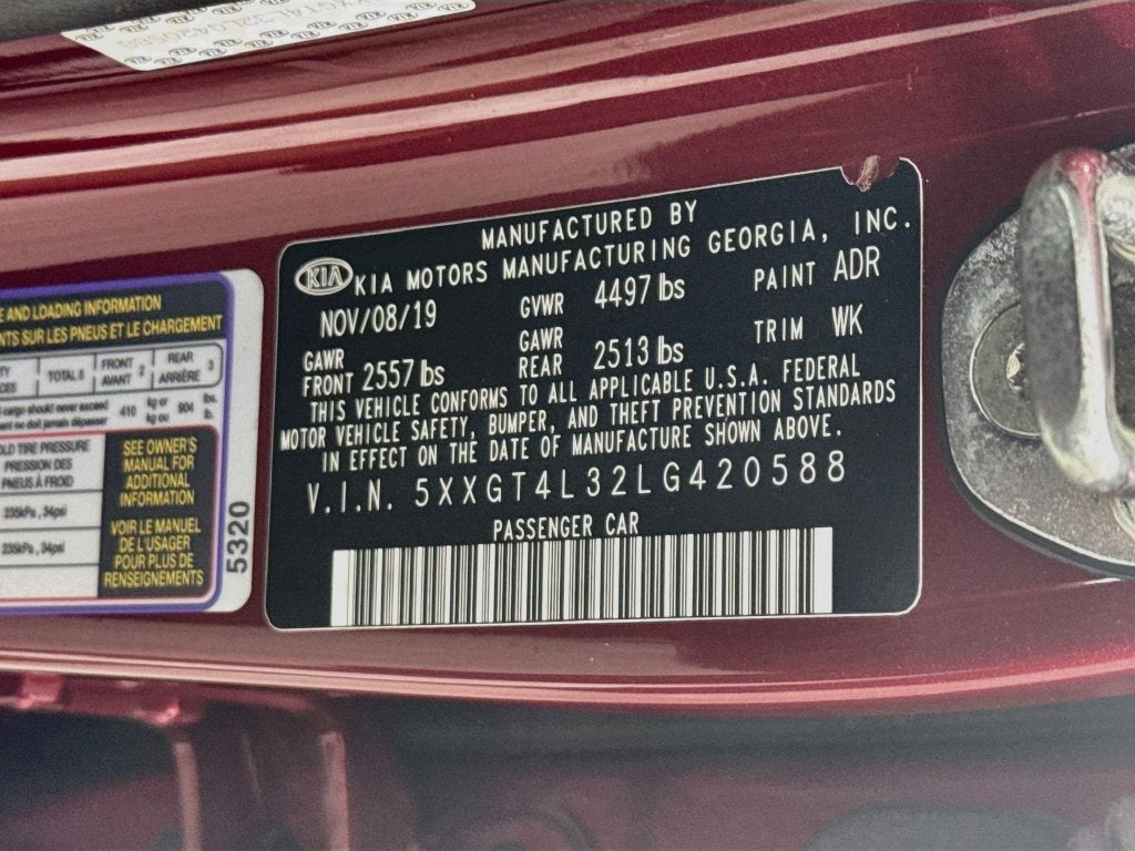 2020 Kia Optima S
