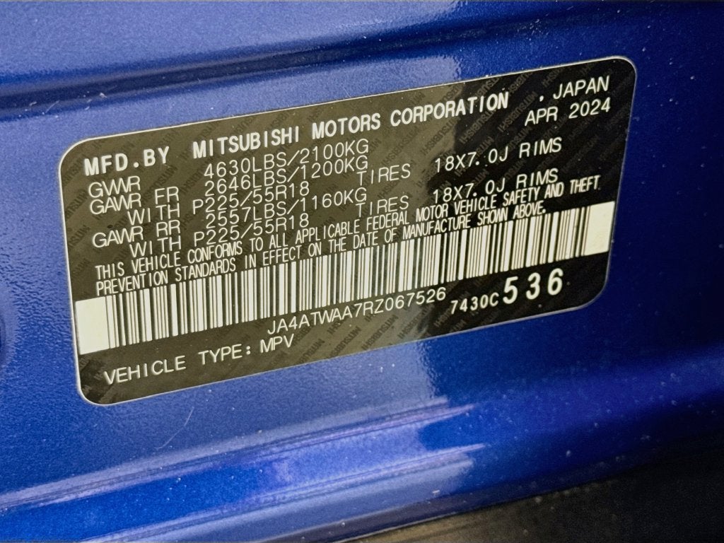 2024 Mitsubishi Eclipse Cross SE