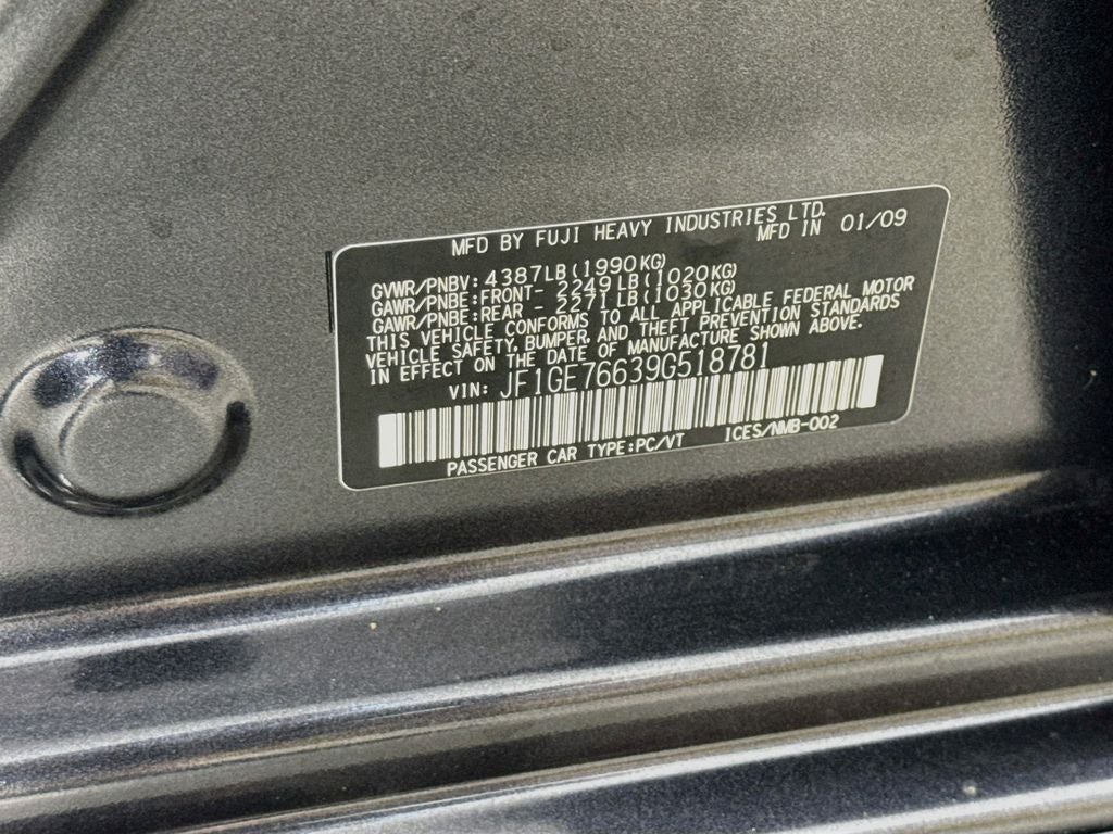 2009 Subaru Impreza WRX