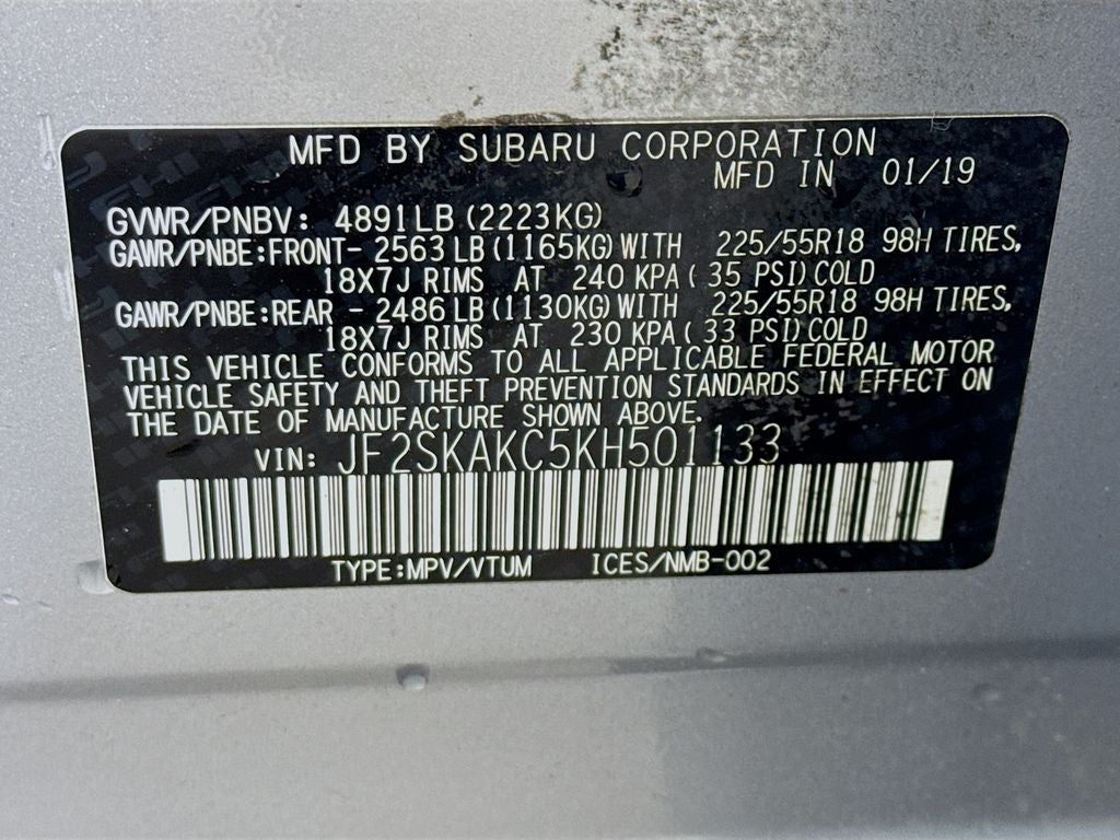 2019 Subaru Forester Sport