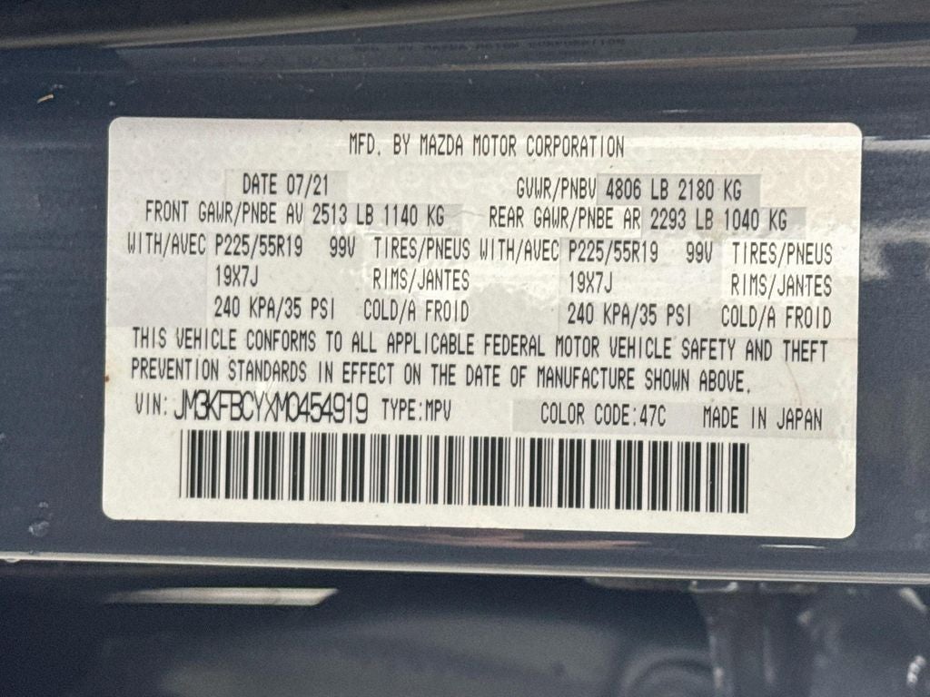 2021 Mazda Mazda CX-5 Carbon Edition Turbo