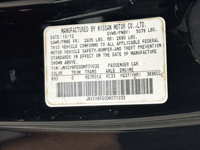 2013 INFINITI G37 Base