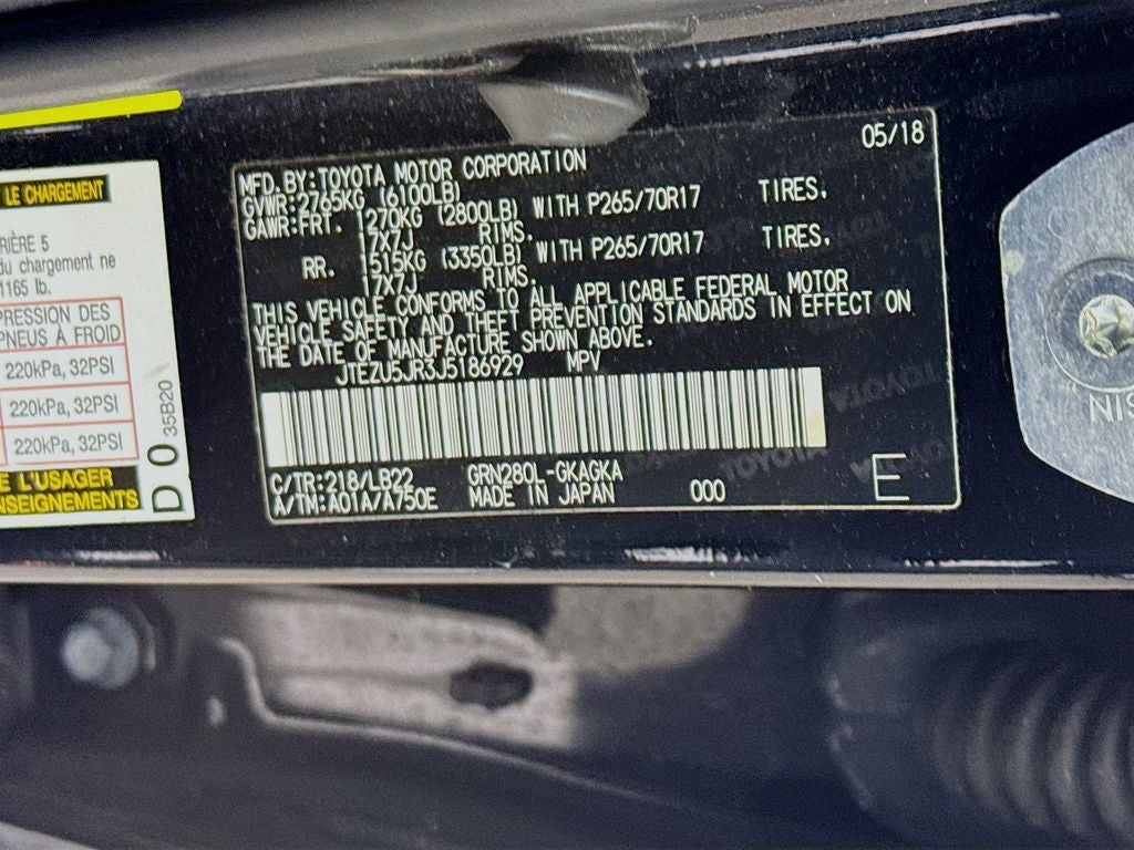 2018 Toyota 4Runner SR5 Premium