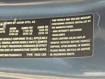 2016 Buick Cascada Premium