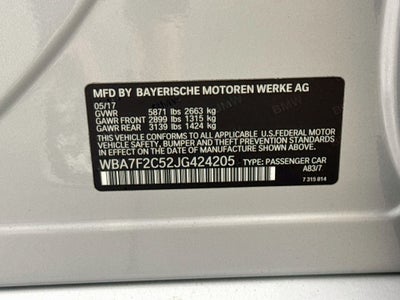 2018 BMW 7 Series 750i xDrive