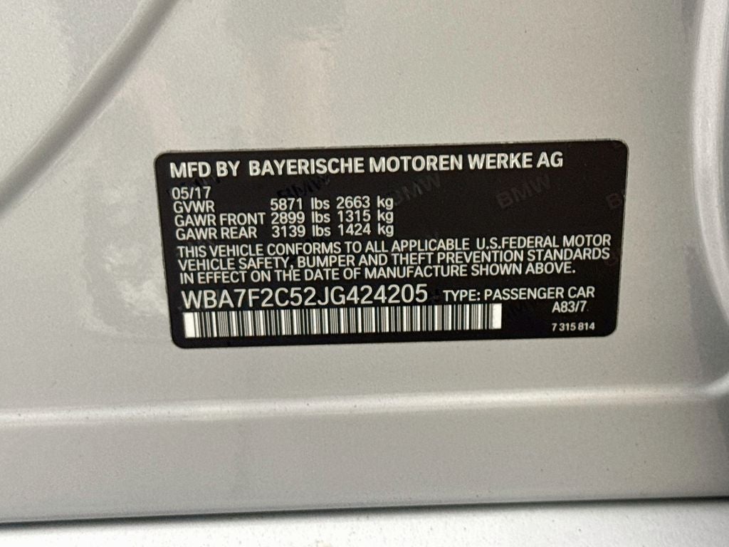 2018 BMW 7 Series 750i xDrive