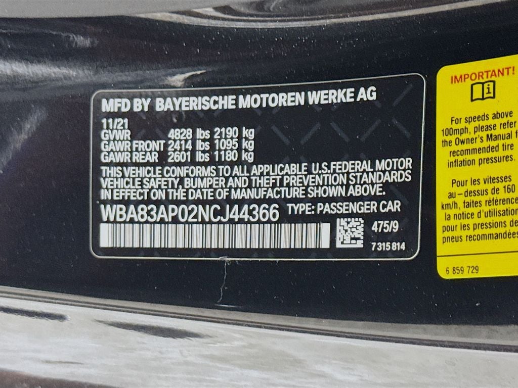 2022 BMW 4 Series M440i
